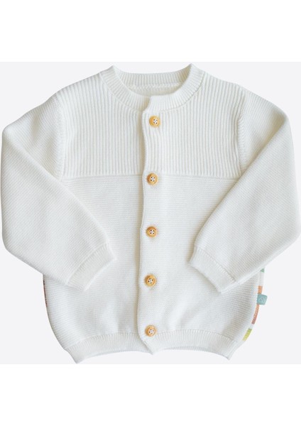 Organik Rosy Triko Hırka Ekru indirimleri