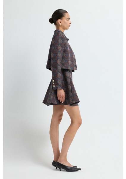 Crop Jakar Ceket Emp.lacivert 11944683001