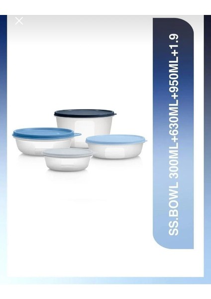 Ss Saklama Kapları 4lü