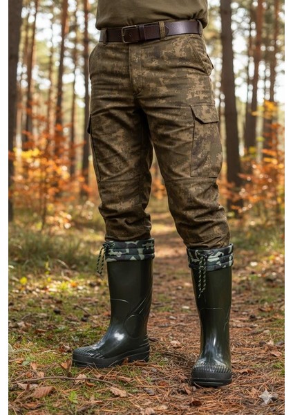 1198 Ulaş Içi Kürklü 33 cm Uzunluk Pvc %100 Su Geçirmez Tarım Çiftçi Sulama Iş Çizmesi