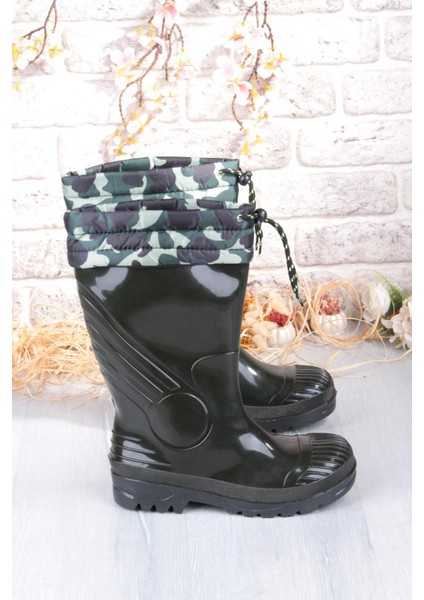 1198 Ulaş Içi Kürklü 33 cm Uzunluk Pvc %100 Su Geçirmez Tarım Çiftçi Sulama Iş Çizmesi indirimleri