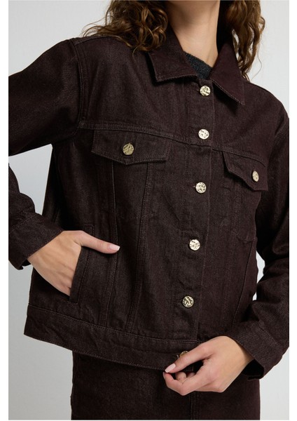 Cepli Denim Ceket Kahve 11945900000 fiyatları