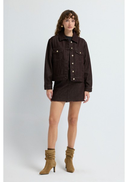 Cepli Denim Ceket Kahve 11945900000 modelleri