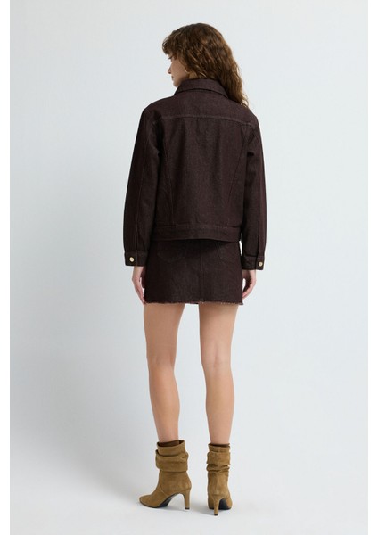 Cepli Denim Ceket Kahve 11945900000