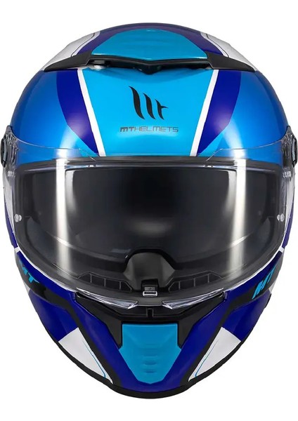 mt Thunder 4 Sv Freeway A17 Parlak Mavi Kapalı Kask modelleri