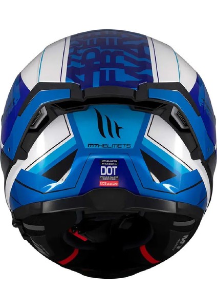 mt Thunder 4 Sv Freeway A17 Parlak Mavi Kapalı Kask indirimleri