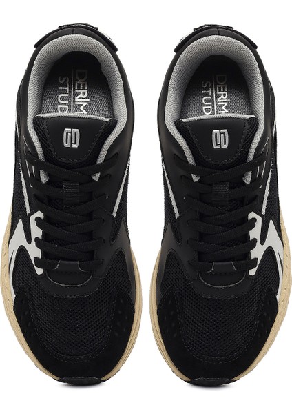 Studio Kadın Siyah Bağcıklı Kalın Tabanlı Sneaker 25AFD435014