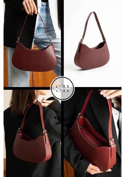 Orijinal Kadın Kolon Askılı Konfor Modeli Mini Baget Tek Gözlü Küçük Boy El Kol ve Omuz Çantası fiyatları