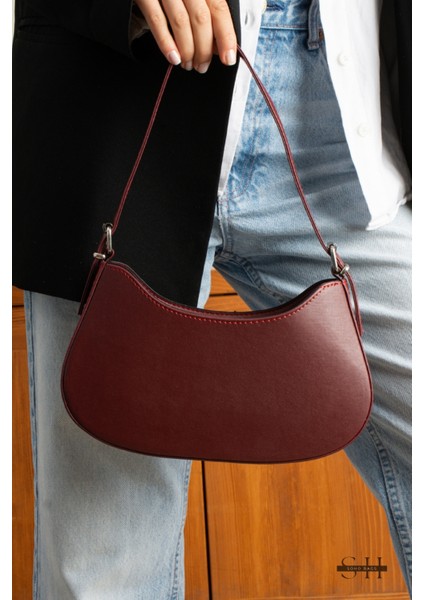 Orijinal Kadın Kolon Askılı Konfor Modeli Mini Baget Tek Gözlü Küçük Boy El Kol ve Omuz Çantası indirimleri