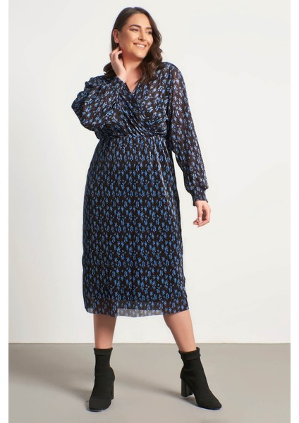 Anvelop Astarlı Plise Elbise fırsatları