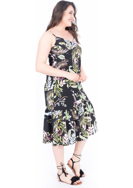 İp Askılı Volanlı Elbise indirimleri