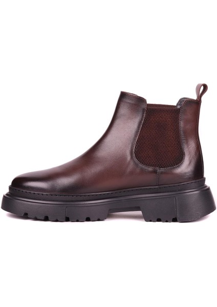 - Kahverengi Hakiki Deri Erkek Chelsea Bot 101-9046 modelleri