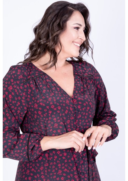 V Yaka Uzun Elbise fiyatları