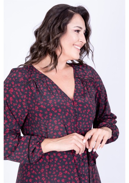 V Yaka Uzun Elbise indirimleri