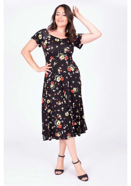 Damla Yaka Uzun Elbise indirimleri