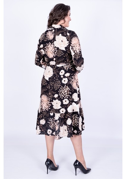 Eteği Fırfırlı Gömlek Elbise modelleri