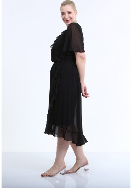 Astarlı Anvelop Şifon Elbise fırsatları