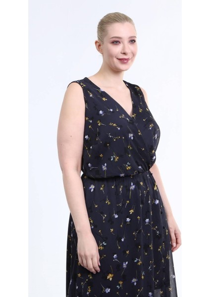 Astarlı Şifon Kolsuz Elbise indirimleri