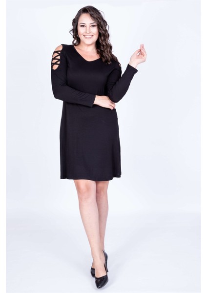 Kol Biyeli Çerçeveli Elbise fırsatları