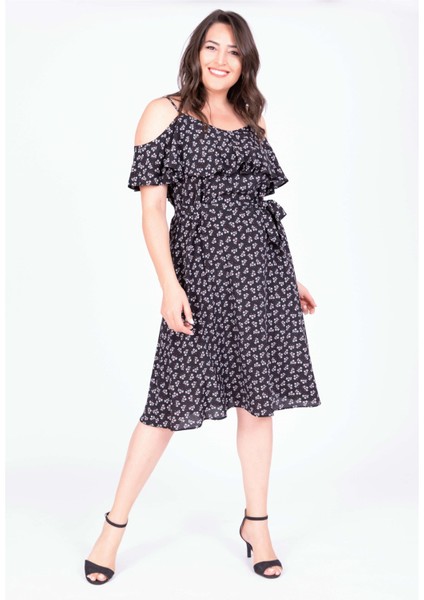 Volanlı Kemerli Elbise fırsatları