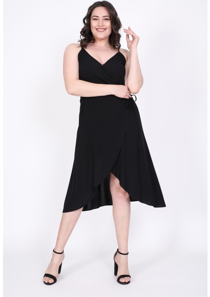 Anvelop İp Askılı Elbise