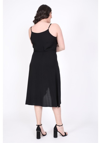 Anvelop İp Askılı Elbise