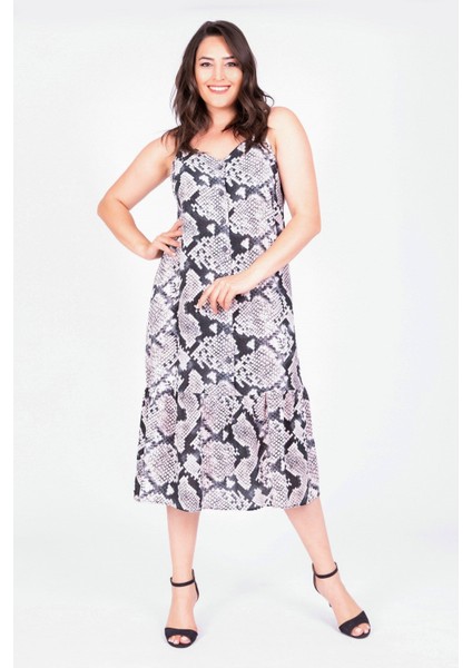 Önden Düğmeli Eteği Büzgülü Elbise fırsatları