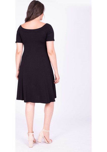 Karmen Yaka Elbise modelleri