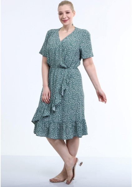 Anvelop Fırfır Detaylı Elbise fiyatları