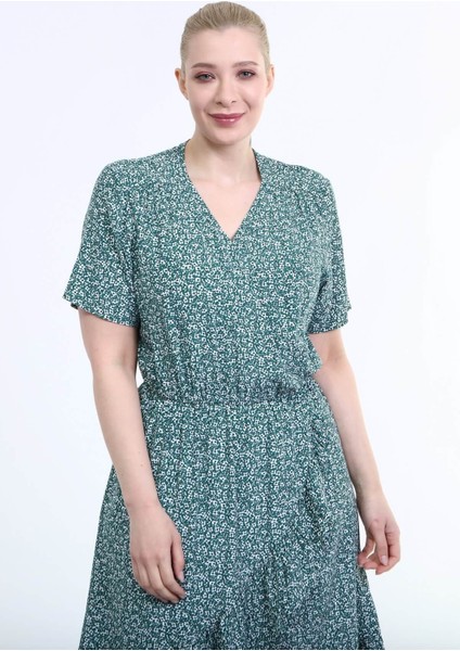 Anvelop Fırfır Detaylı Elbise indirimleri