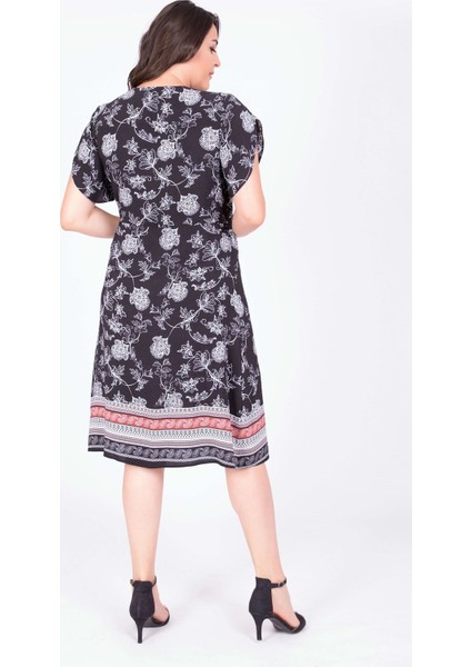 Kol Detaylı Kruvaze Elbise modelleri