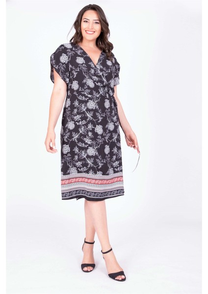 Kol Detaylı Kruvaze Elbise indirimleri