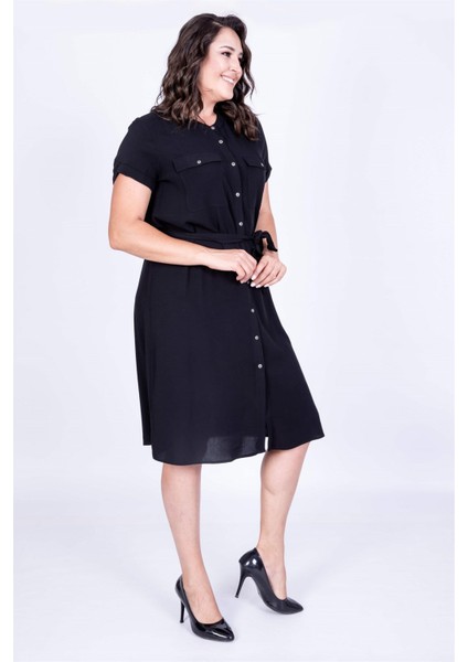 Kısa Kol Önden Düğmeli Elbise indirimleri