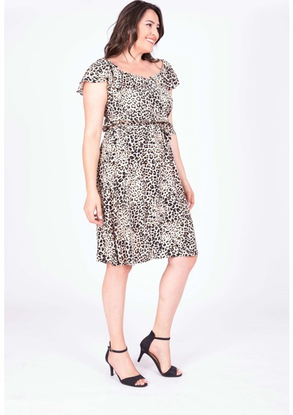 Yakası Volanlı Elbise fiyatları