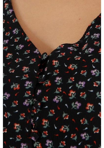 Astarlı Şifon Gipe Detaylı Elbise indirimleri