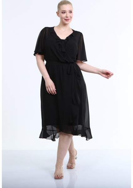 Astarlı Anvelop Şifon Elbise fiyatları