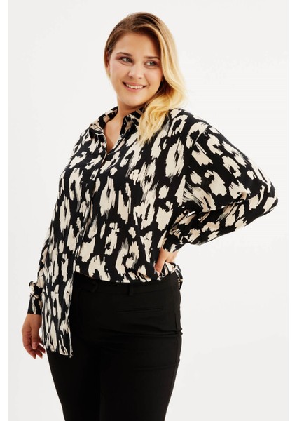 Desenli Uzun Kollu Gömlek