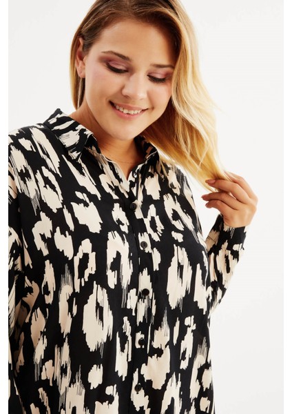Desenli Uzun Kollu Gömlek