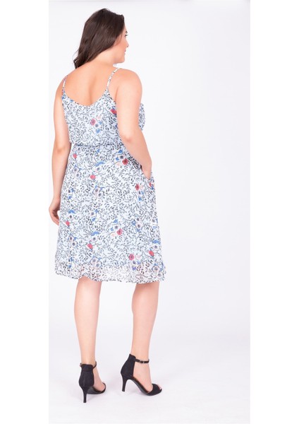 İp Askılı Beli Lastikli Elbise modelleri