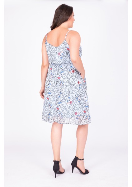 İp Askılı Beli Lastikli Elbise