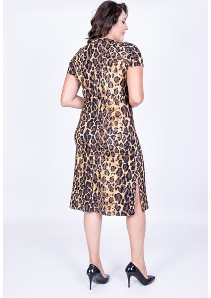 Yırtmaçlı Düz Elbise modelleri