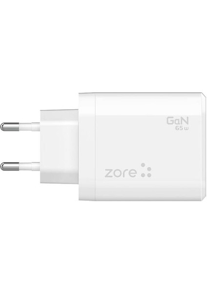 Always-01 Gan Tech Type-C Pd4.0 Usb-A Qc3.0 Hızlı Şarj Özellikli Seyahat Şarj Başlığı 65W indirimleri