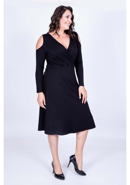 Çerçeve Kollu Anvelop Elbise indirimleri