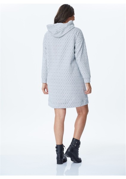 Kapüşonlu Uzun Sweat Shirt Elbise modelleri