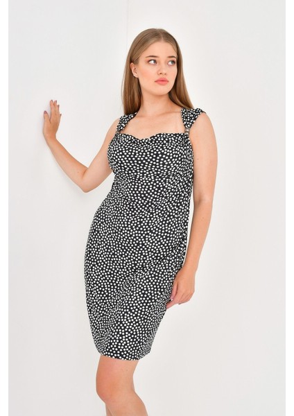 Siyah Puantili Elbise indirimleri