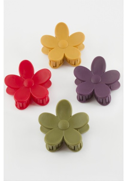 Papatya Şekilli Renkli Mandal Toka 6 cm