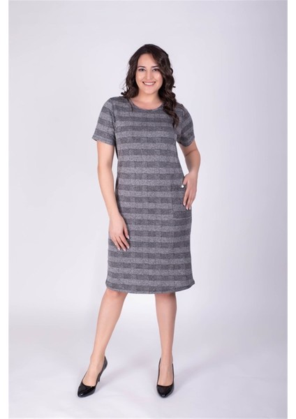 Fermuar Detaylı Cepli Elbise modelleri