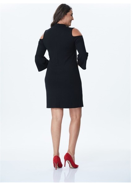 Kol Ve Yaka Çerçeveli Elbise modelleri