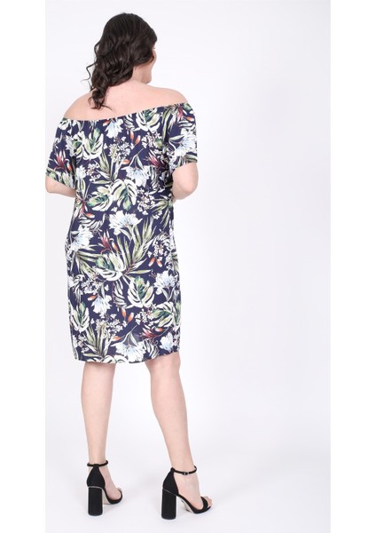 Düşük Omuzlu Büzgü Detaylı Elbise modelleri