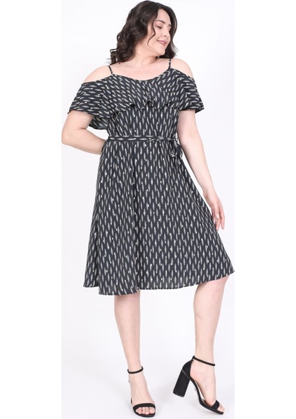 Volanlı Kemerli Elbise fiyatları